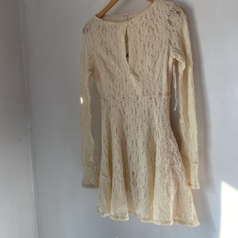 NWT Free People M Teen Witch Lace Dress. - Picture 9 of 14